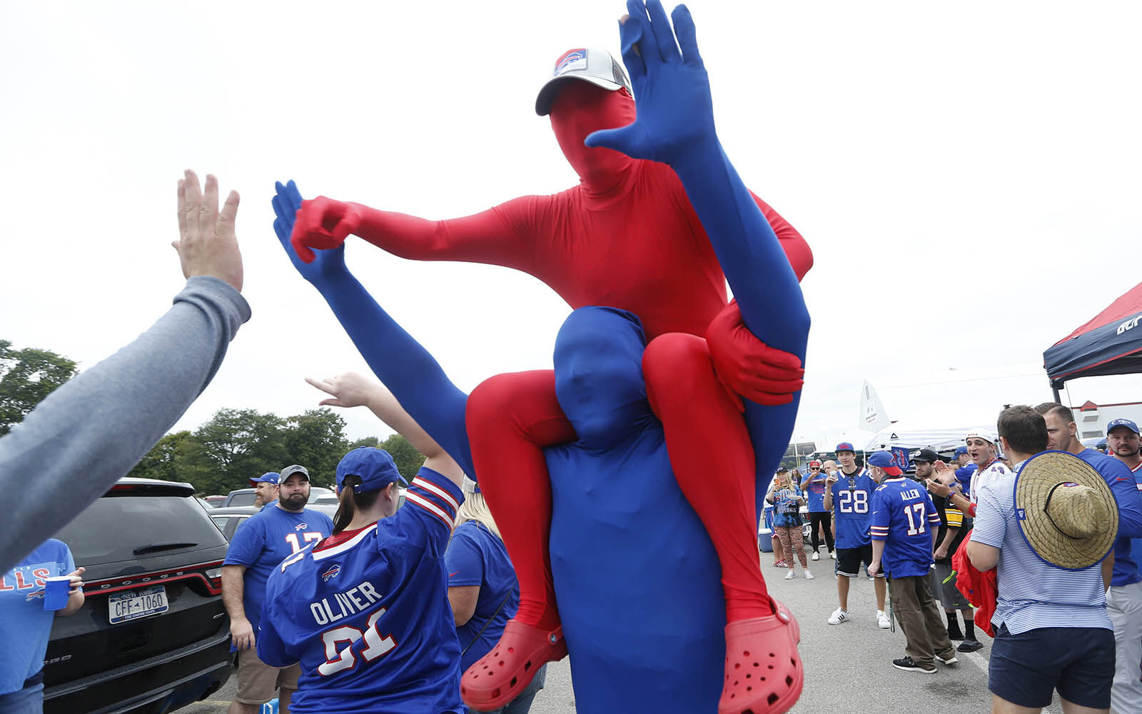 Red and Blue man
